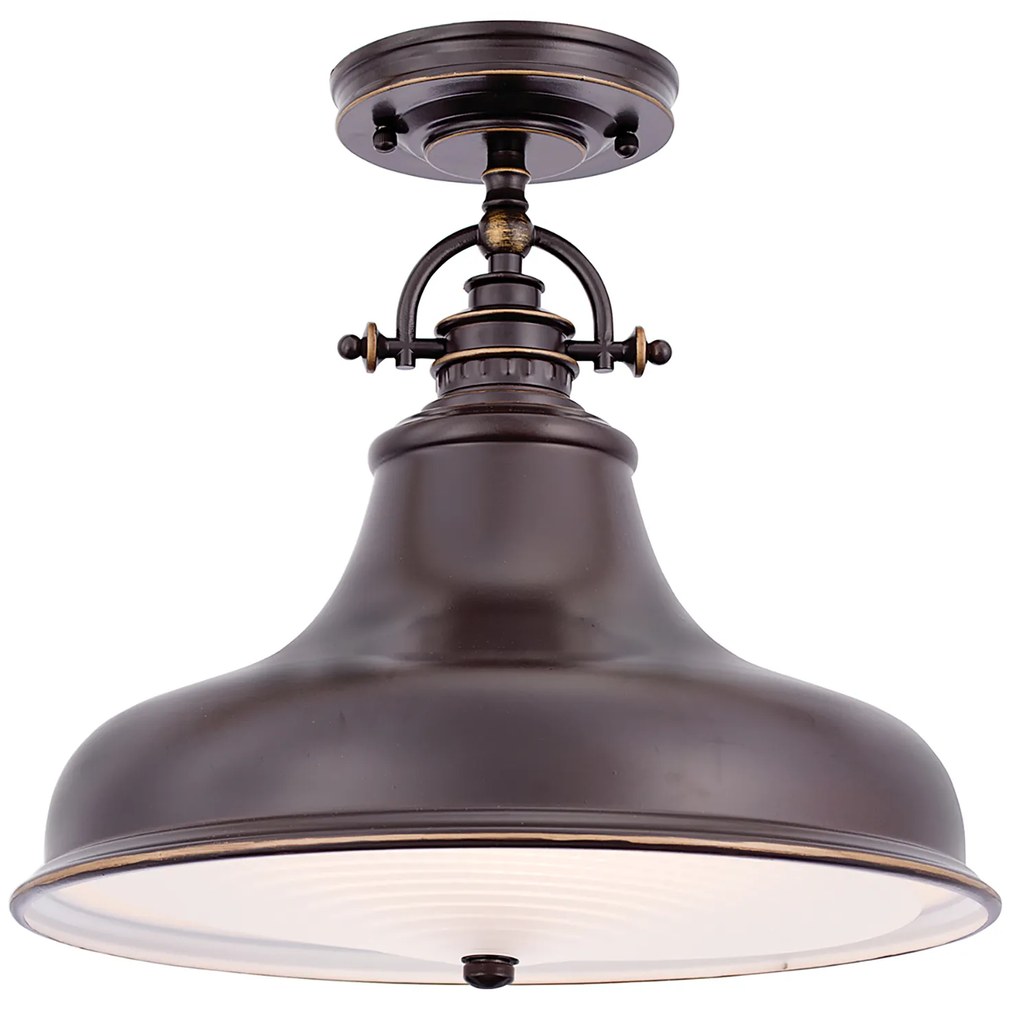 Sospensione Industrial Nordica Emery Metallo Bronzo Palladiano 1 Luce E27