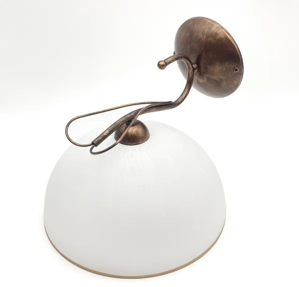 Lampada da parete COBRA 1xE27/60W/230V bronzo/patina