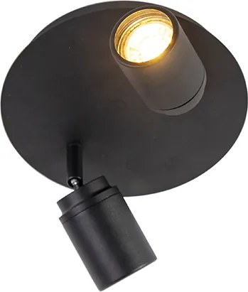 Faretto moderno smart nero incl. GU10 2 luci IP44 - Ducha