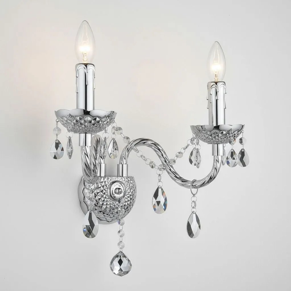 Lampada da parete EBT019-2W Chrome