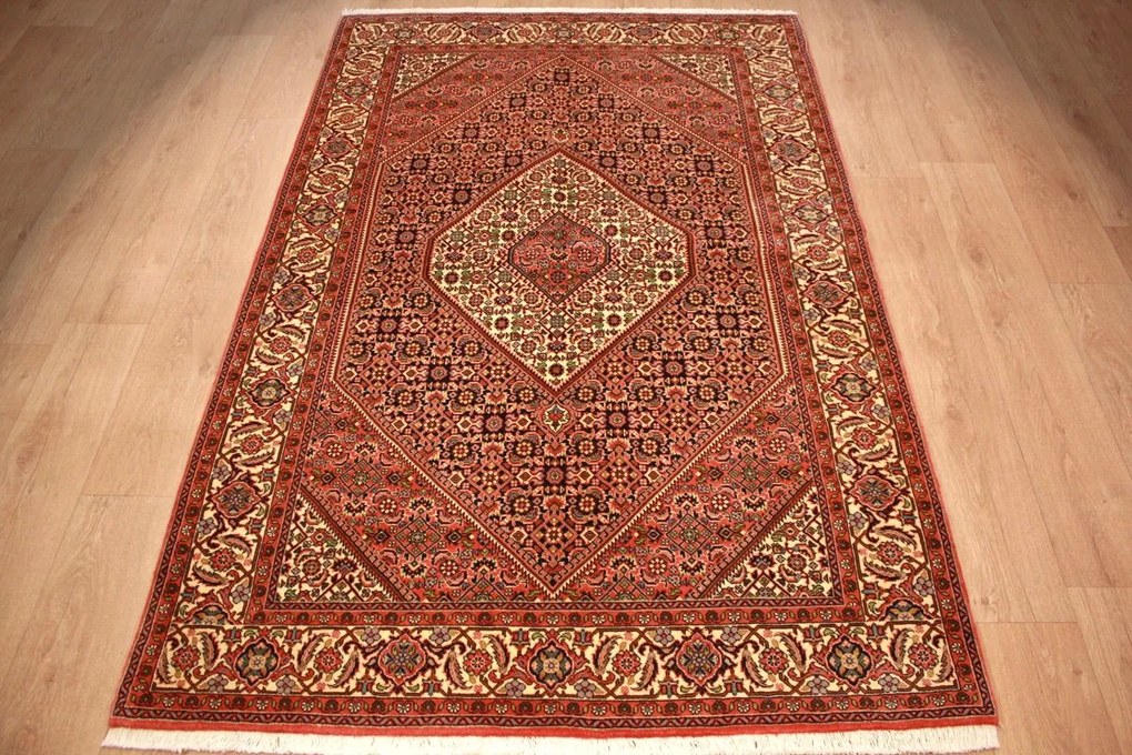 Bidjar Tappeto 140x220 (Iran) Annodato A Mano