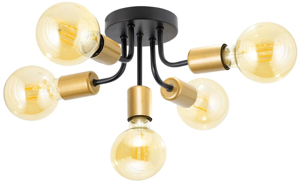 Lampada APP1118-5C Black Gold