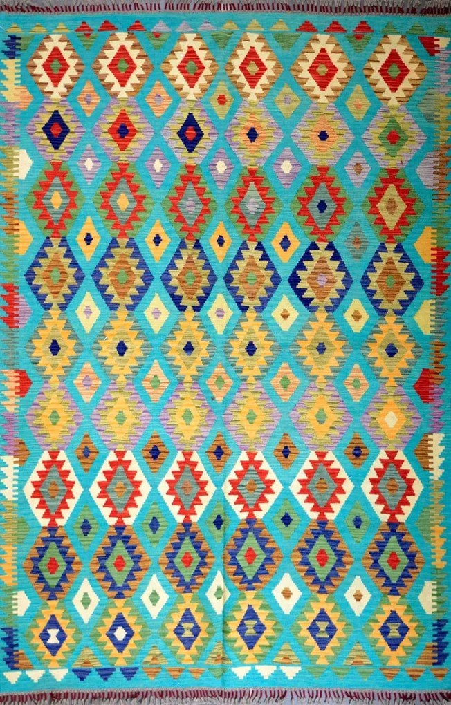 Kilim Tappeto orientale 210x300 (Afghanistan)