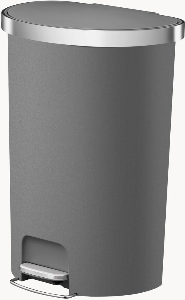 Pattumiera con pedale e ruote Hana, 55 L