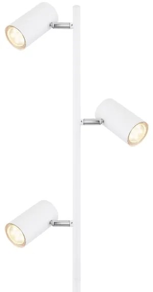 Globo 57910SW - Lampada con piedistallo ROBBY 3xGU10/5W/230V bianco