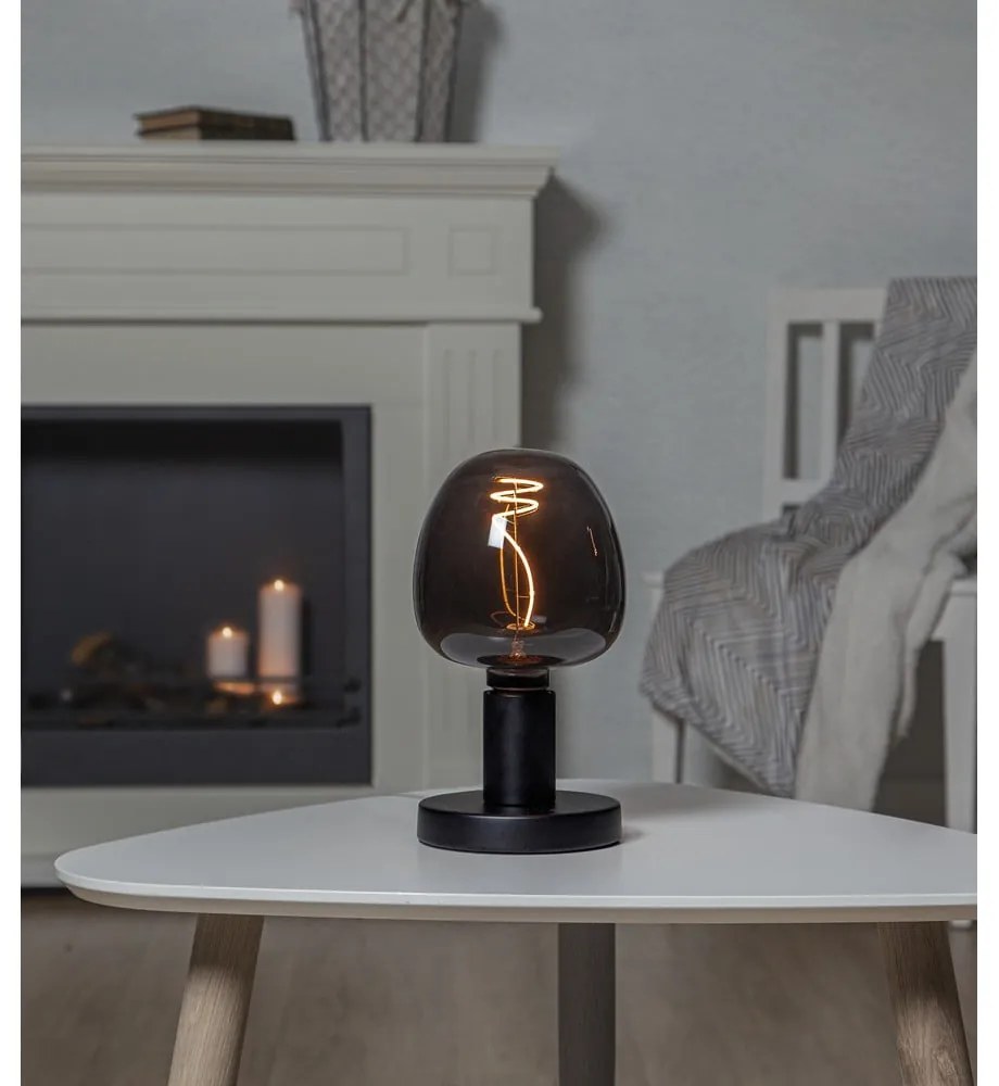 Lampadina decorativa a LED caldo E27, 2 W Black Apple - Star Trading