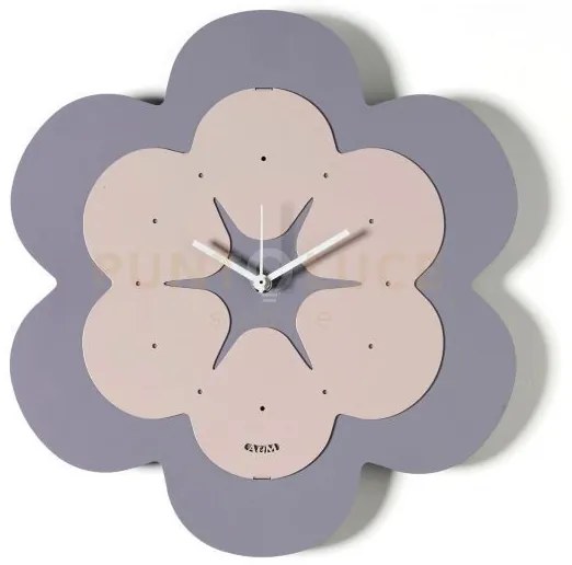 Orologio a forma di fiore florindo glicine ,gelso in ferro 35cm