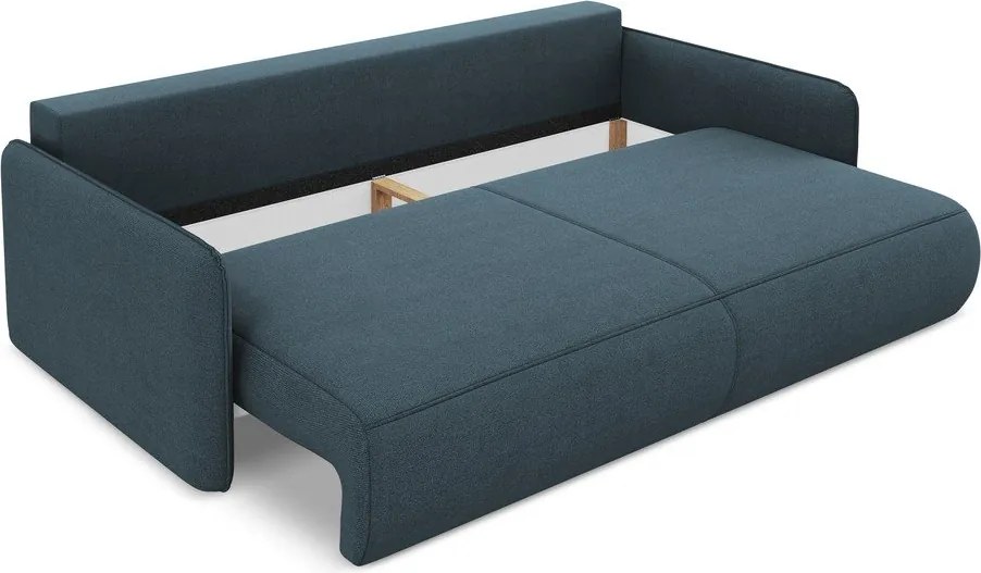 Divano blu allungabile/con contenitore 216 cm Nanea – Makamii