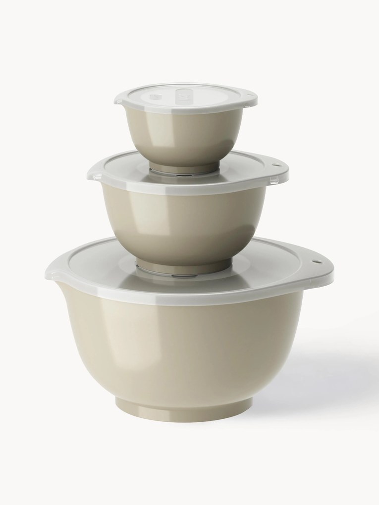 Set di 3 ciotole con coperchio Margarethe