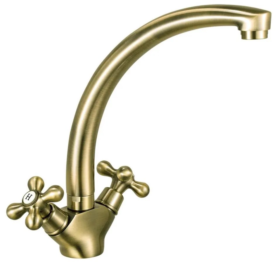 FERRO - Miscelatore per lavello ANTICA in bronzo