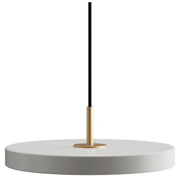 Lampadario LED grigio chiaro in metallo con paralume in metallo con intensità regolabile ø 31 cm Asteria Plus – UMAGE