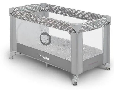 Lionelo - Culla da viaggio STEFI grigio