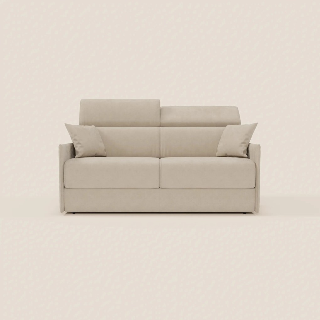 Miryam Divano letto con poggiatesta reclinabili e comfort maxi - design compatto in morbido tessuto smacchiabile T31