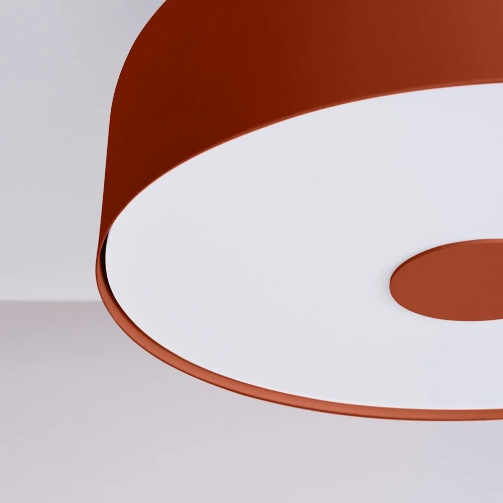 Plafoniera arancione ø 30 cm Blacko – Sollux