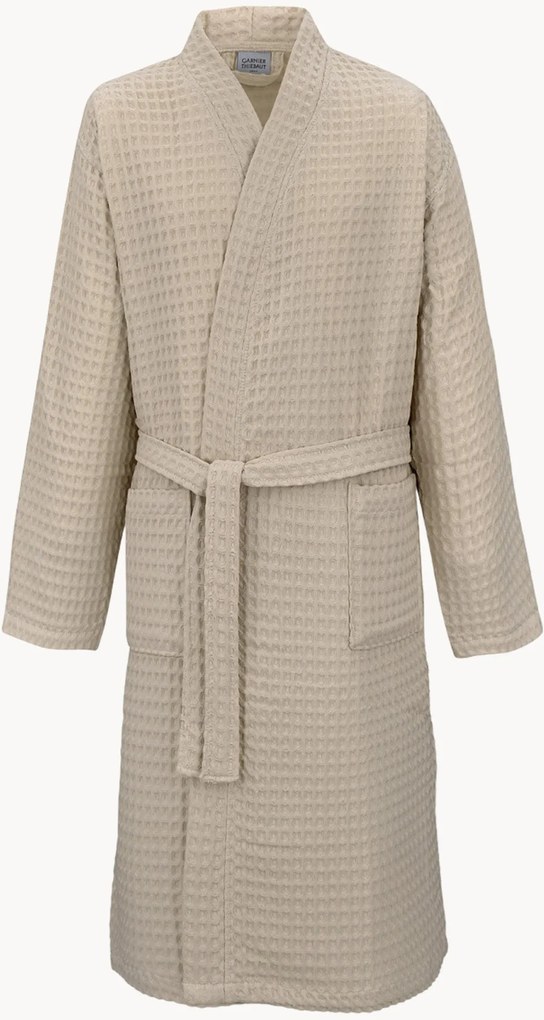 Accappatoio da uomo in piqué waffle Detente