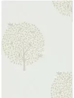 Baumtapete Bay Tree von Sanderson - Linen/ Dove