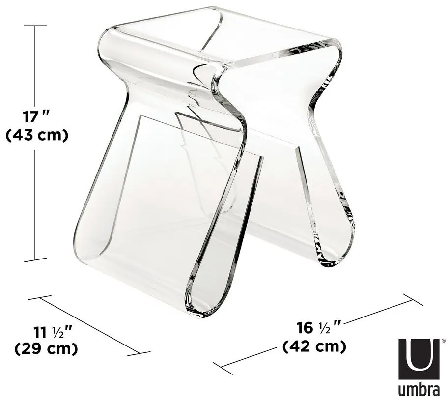 Tavolo in plastica 42x29 cm Magino - Umbra