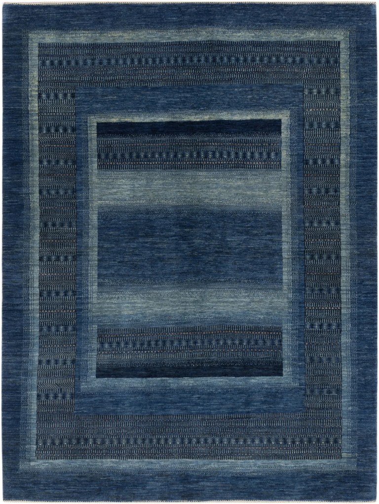 Loribaft Tappeto persiano 180x240 Blu (Iran) Annodato A Mano