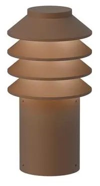 Louis Poulsen - Bysted Garden Lampada da Giardino Short LED 2700K con Base Corten Louis Poulse