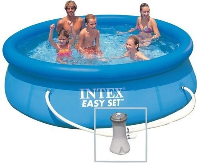 Intex - Piscina Rotonda 366x76 Fuoriterra Autoportante Pompa Filtro a Cartuccia