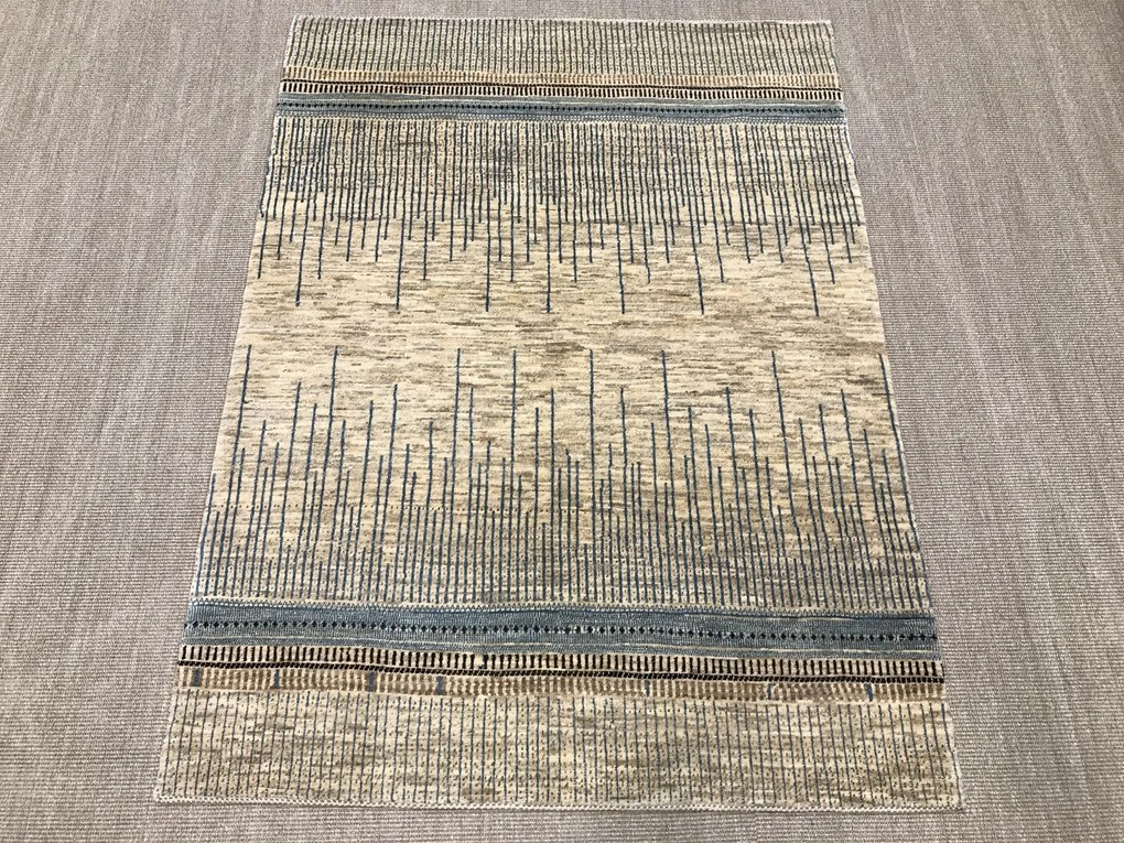 Loribaft Tappeto 200x150 Beige (Iran) Annodato A Mano