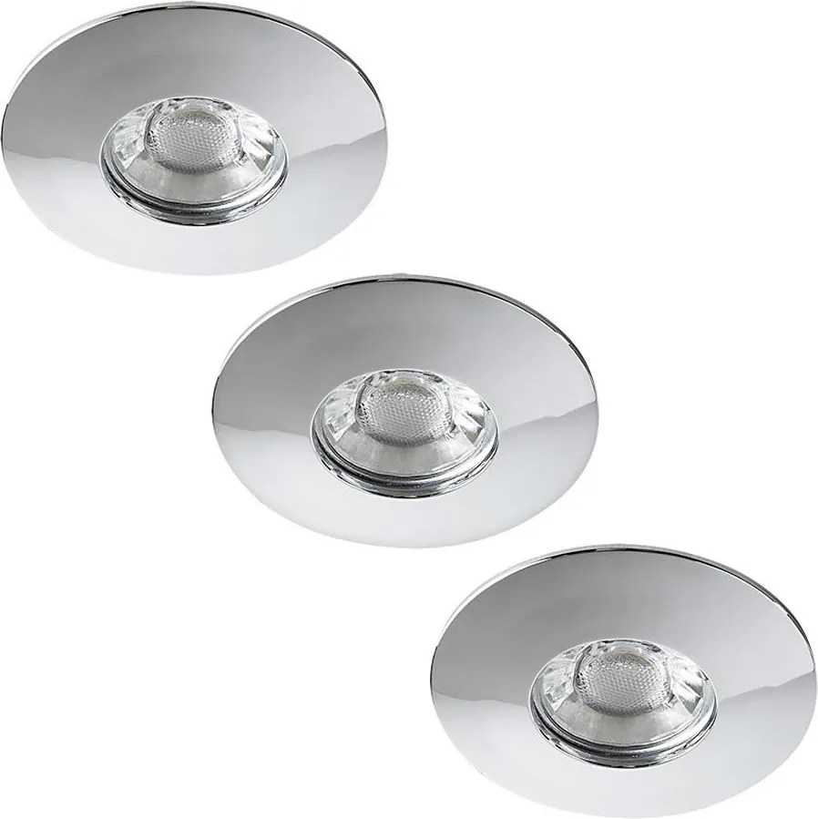 Rabalux 1072 - Set da 3 faretti LED da incasso per bagno RANDY 3xLED/4W/230V ku