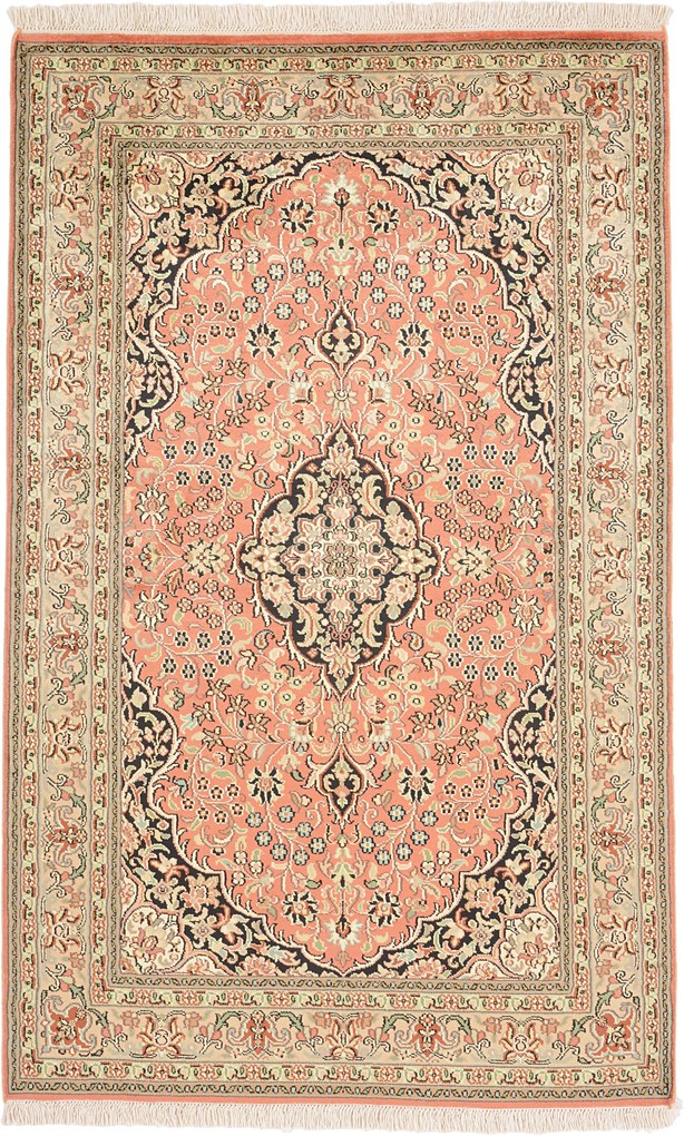 Cashmere Silk Tappeto orientale 100x150 (Indian) Annodato A Mano