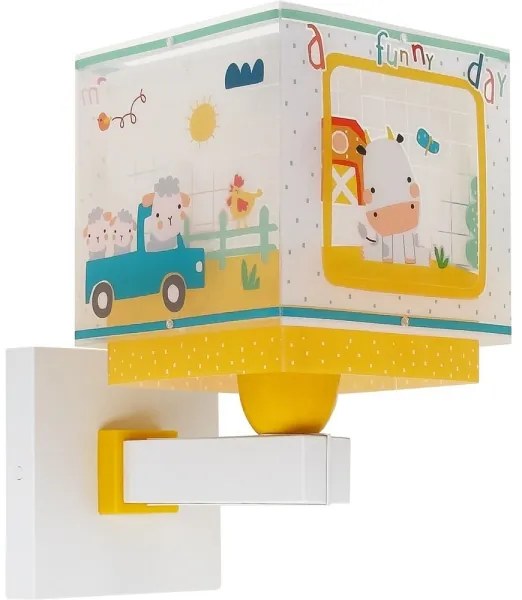 Dalber 63409 - Applique per bambini MY FARM 1xE27/15W/230V