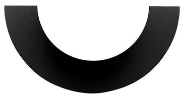 Candy Big Circle 180 L Applique da Parete Ninja Black - Swedish Ninja