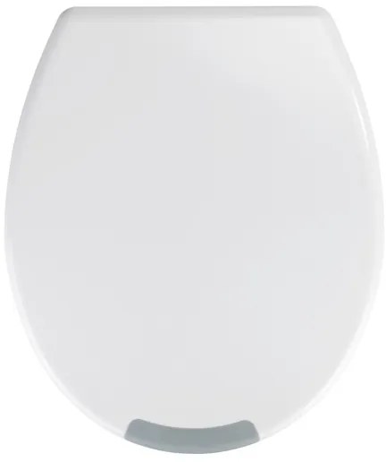 WENKO 25005100-Sedile WC SECURA 37x44 cm bianco/grigio
