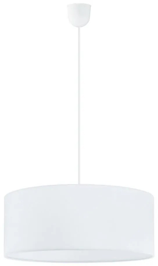 Eglo 79065 - Lampadario sospeso con cavo SITIA 3xE27/60W/230V bianco