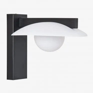 Lampada Da Parete Led In Ferro Kolbeiny Design Nero - Sklum