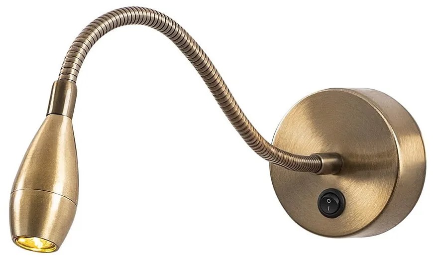 Lampada da parete dorata Reading – Opviq lights