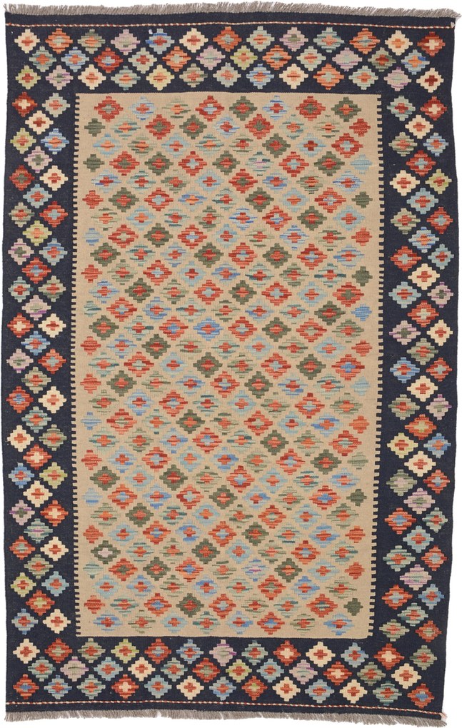 Kilim Tappeto 130 x 200 (Afghanistan) Tessuto A Mano