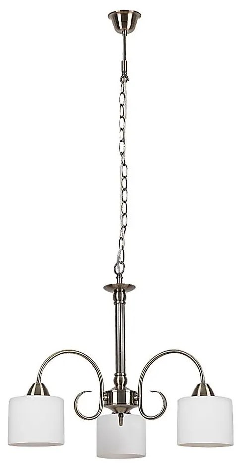 Rabalux 7275 - Lampadario EDITH 3xE27/60W/230V bronzo