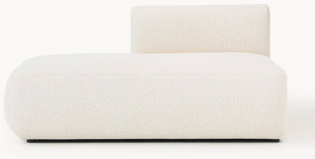 Chaise longue componibile in bouclé Sofia