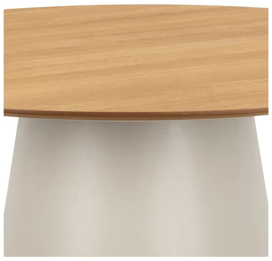 Tavolo da pranzo rotondo con piano effetto rovere ø 120 cm Soli - Actona