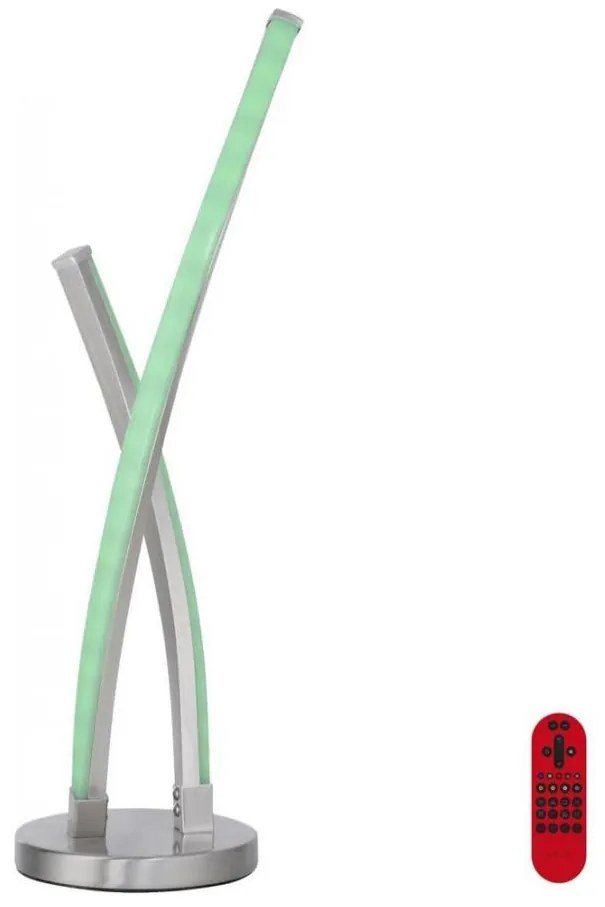 Leuchten Direkt 11991-55-LED RGB Lampada da tavolo dimmerabile SWING LED/9,5W/230V+ TC