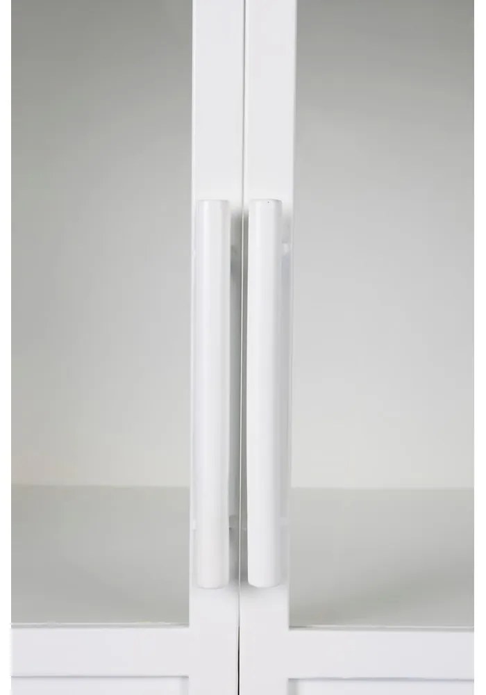 Vetrina metallica bianca 35x150 cm Miya - White Label