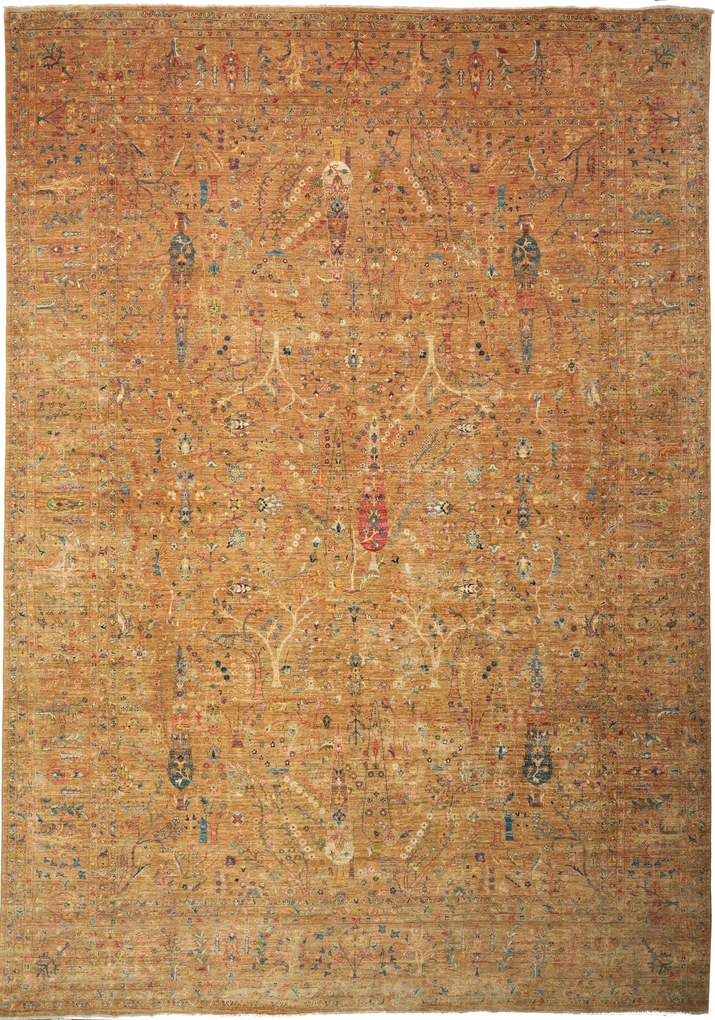 Samarkand Tappeto orientale 430x300 Marrone (Pakistan) Annodato A Mano