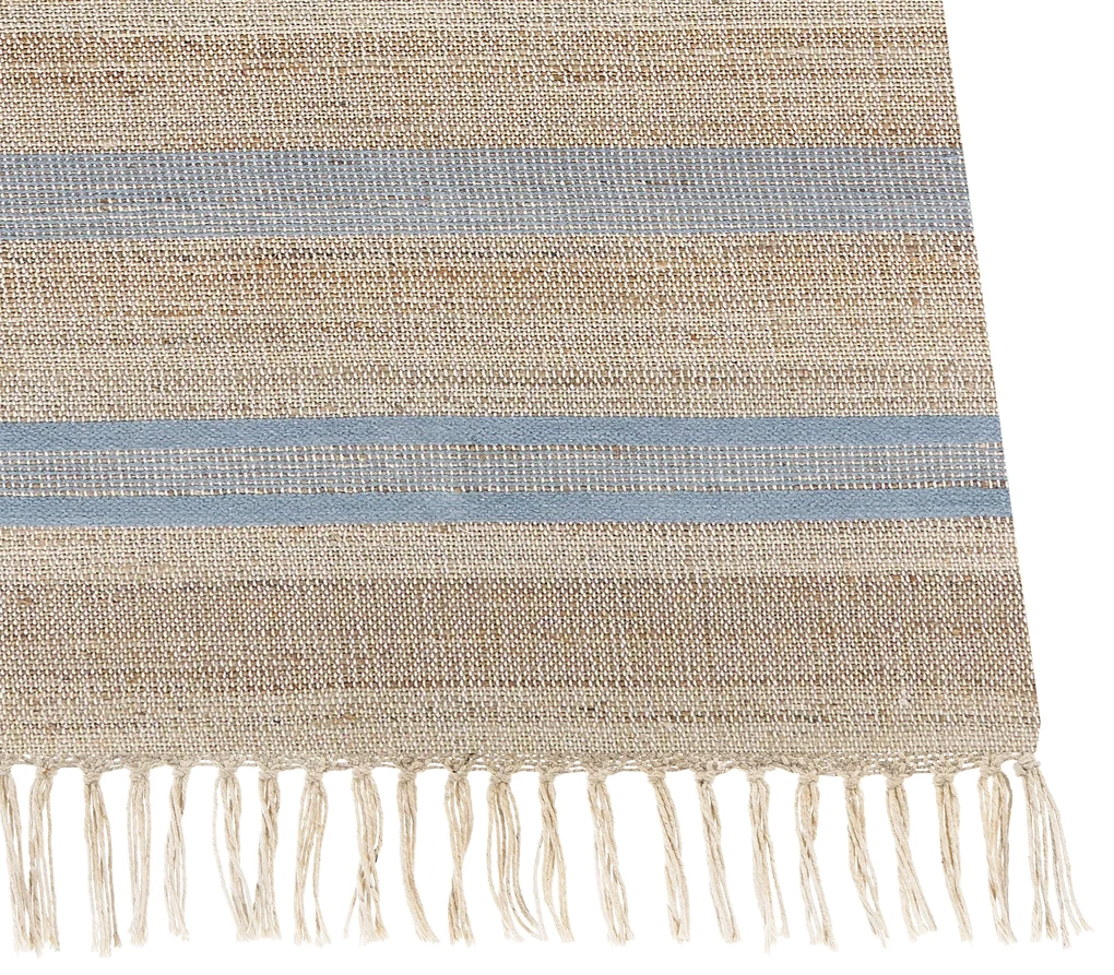 Tappeto beige in cotone 80 x 150 cm DIYADIN 