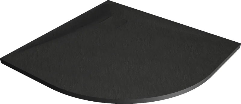 Mexen Bert piatto doccia semicircolare SMC 80 x 80 cm, nero - 4KR708080