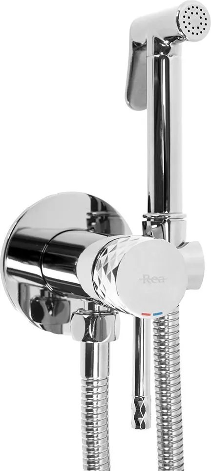 Rubinetto bidet Rea  Lungo Loop Diamond Chrome