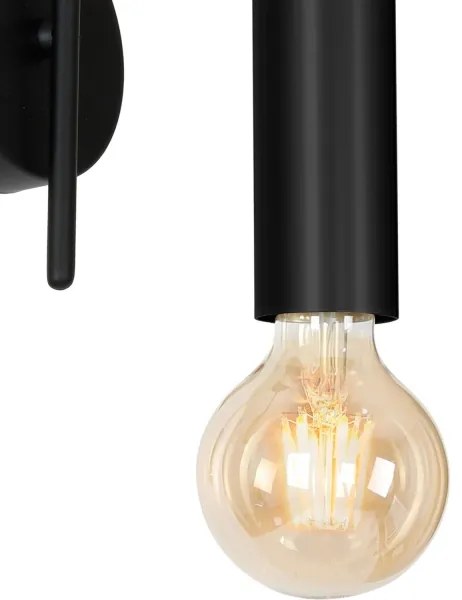 Applique LOPPE 1xE27/60W/230V nera