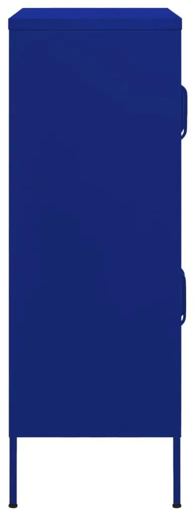 Armadietto blu marino 80x35x101,5 cm in acciaio