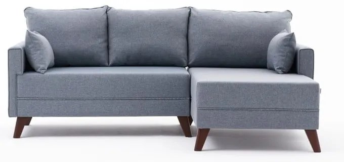 Divano angolare azzurro (angolo destro) Bella - Balcab Home