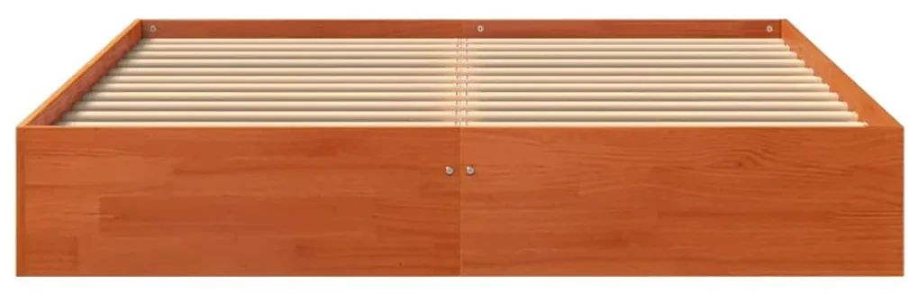 Giroletto marrone cera 120x200 cm in legno massello di pino