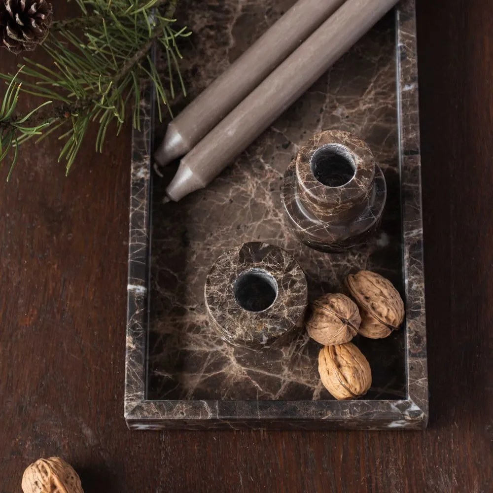 Vassoio decorativo in marmo 16x31 cm Marble - Mette Ditmer Denmark