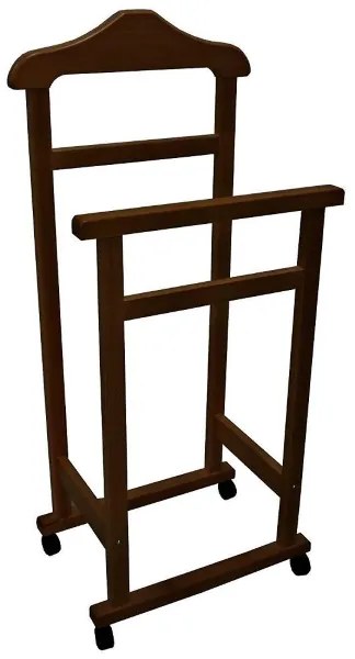 Indossatore da camera in legno massello ELEGANCE NOCE