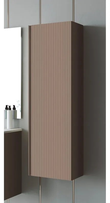 Colonna per mobile bagno Ares 1 anta P 27 x L 34.5 x H 120 cm tortora